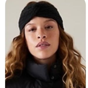 Athleta Cozy Does It Headband BLACK